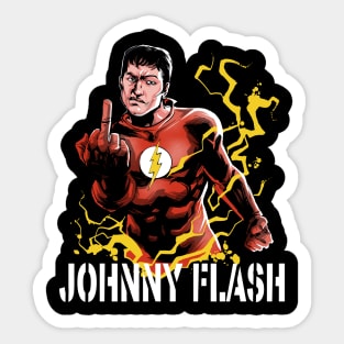 Johnny Flash Sticker